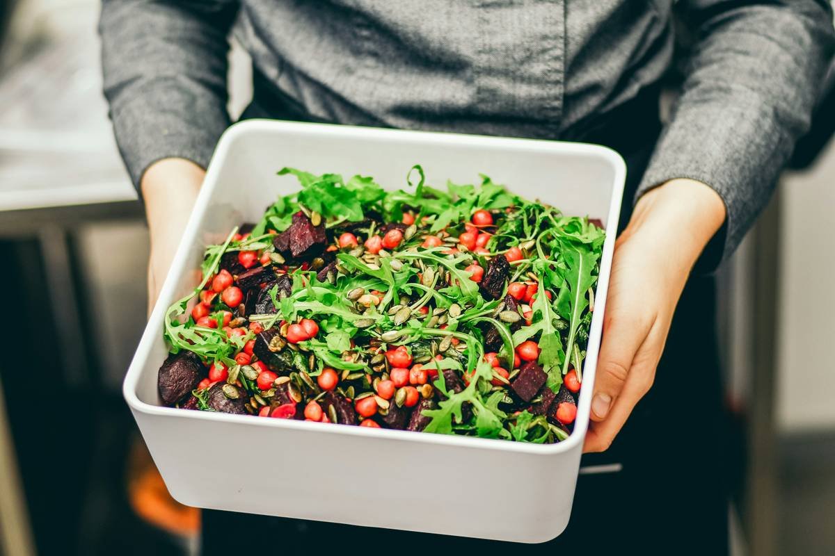 A vegan salad